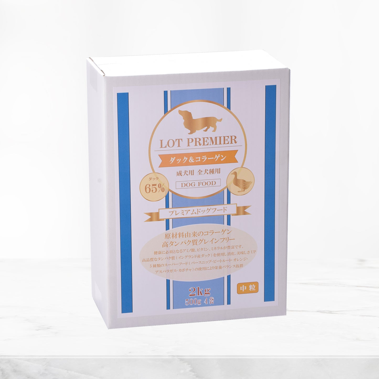 ダック&コラーゲン 中粒 【 成犬用/全犬種用】2kg
