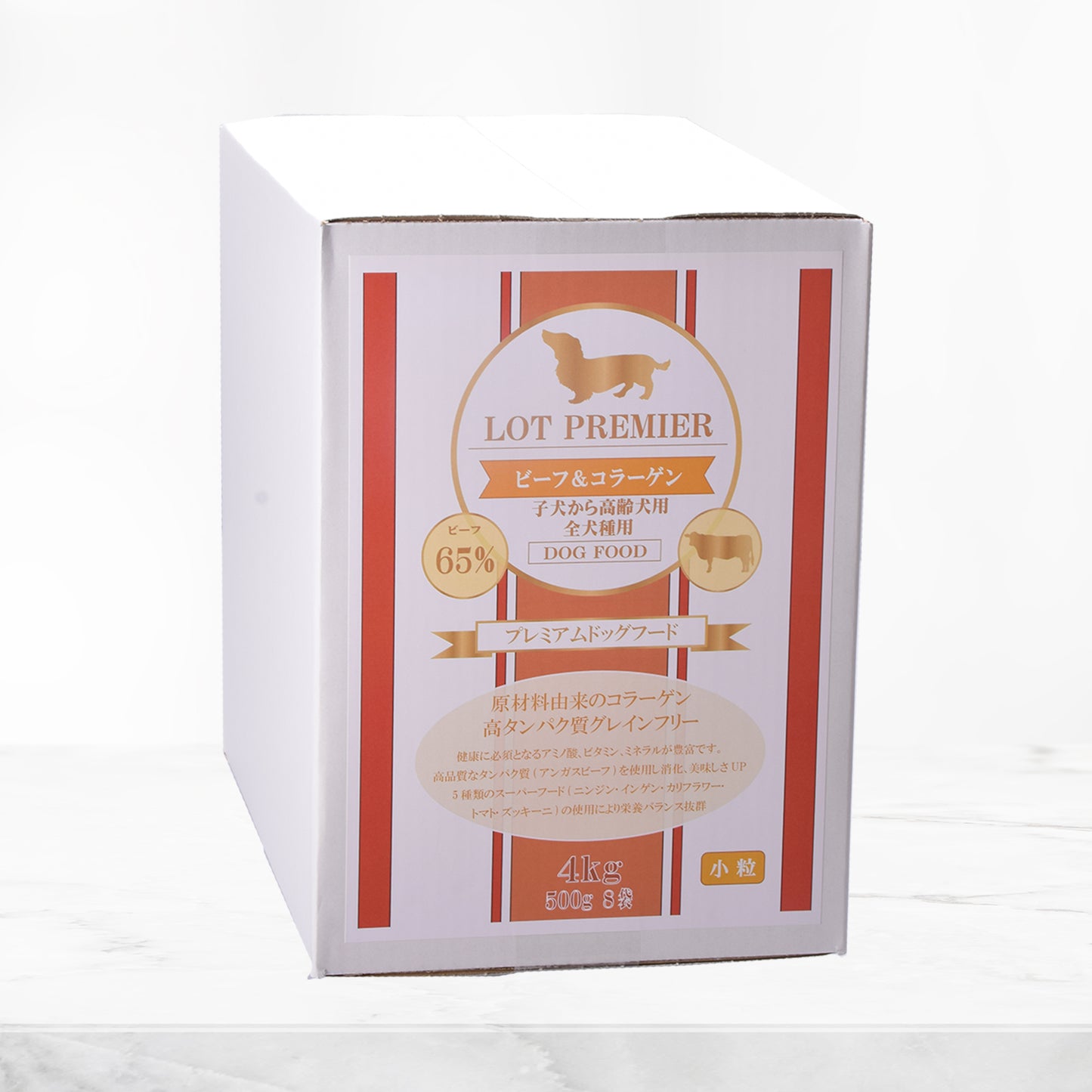 ビーフ&コラーゲン 小粒 【 子犬から高齢犬用/全犬種用】4kg